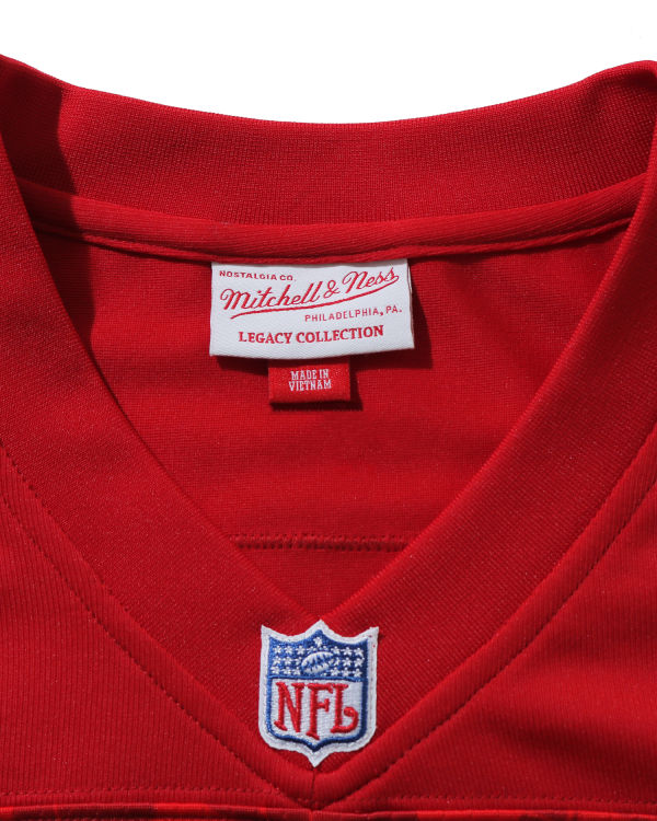 Camiseta Bape X M&N NFL San Francisco 49ers Legacy Jersey Hombre Rojos Claro | 781906-ERJ