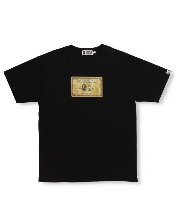 Camiseta Bape X OVO Card Hombre Negros | 927305-BSJ