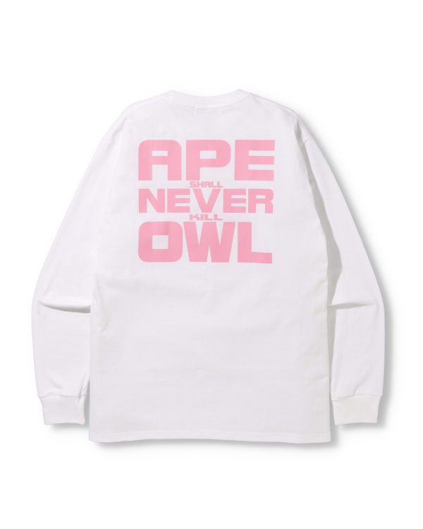 Camiseta Bape X OVO Long Sleeve Hombre Blancos | 981230-SAC