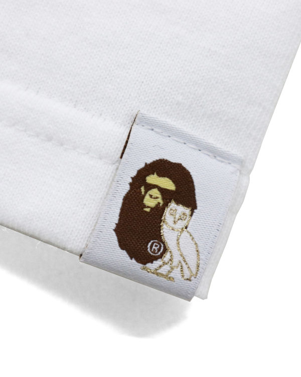 Camiseta Bape X OVO Milo Hombre Blancos | 453908-VMX