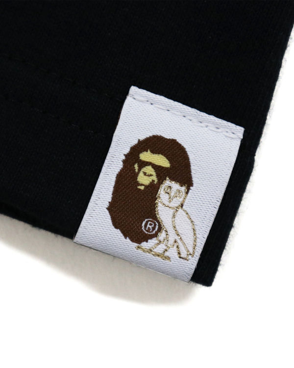 Camiseta Bape X OVO Woodland Camo Ape Head Hombre Negros | 574192-HGZ