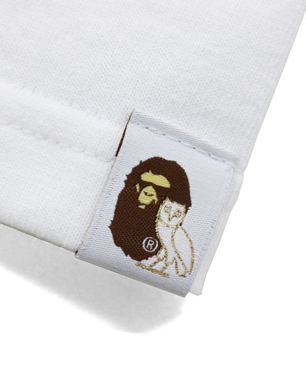 Camiseta Bape X OVO Woodland Camo Ape Head Hombre Blancos | 784021-ZGV