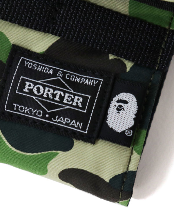 Carteras Bape Porter ABC Camo Long Hombre Verdes | 198427-IEX