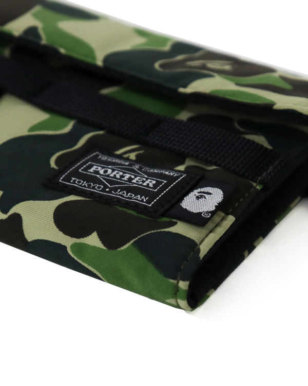 Carteras Bape Porter ABC Camo Long Hombre Verdes | 198427-IEX