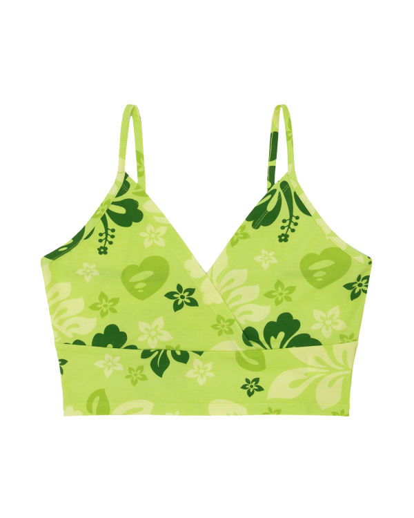 Chalecos Bape Floral print Mujer Verdes Claro | 951628-FIL