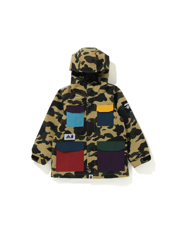 Chaquetas Bape 1st Camo Mountain Niños Amarillos | 045796-NQB