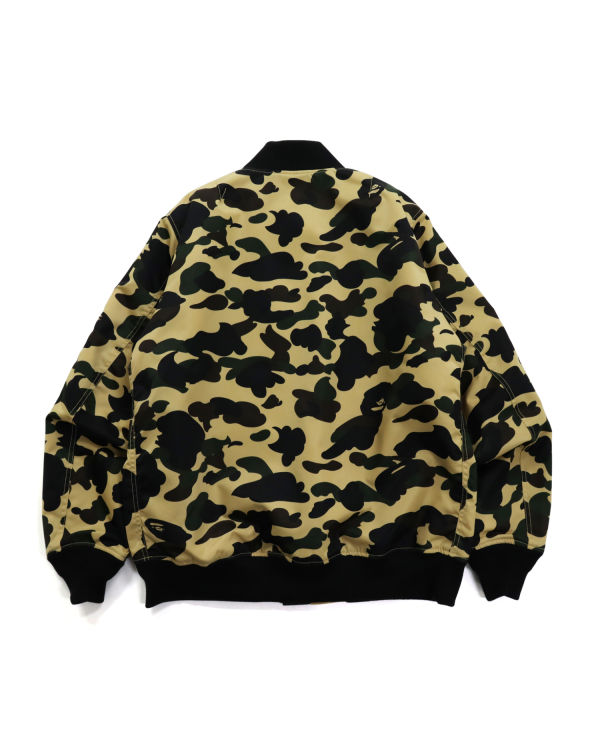 Chaquetas Bape 1st Camo Nylon Twill MA-1 Hombre Amarillos | 618320-JNE