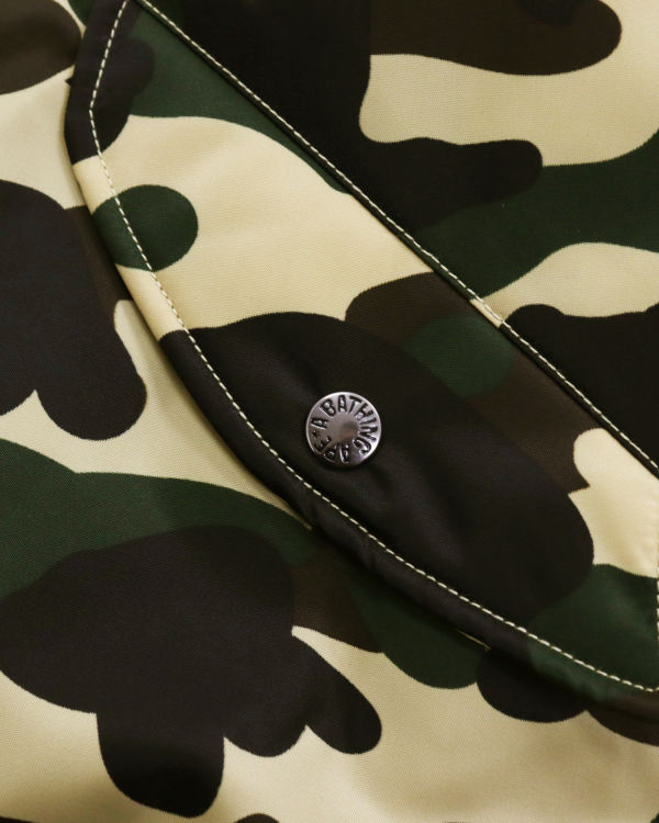 Chaquetas Bape 1st Camo Nylon Twill MA-1 Hombre Amarillos | 618320-JNE