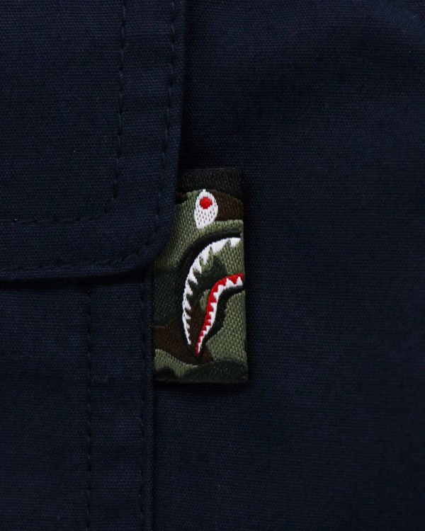 Chaquetas Bape 1st Camo Shark Mujer Azules | 397641-YZX