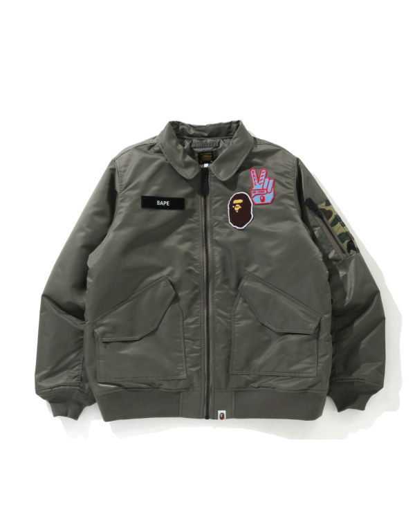 Chaquetas Bape CWU-45 Hombre Verdes | 820319-IHM