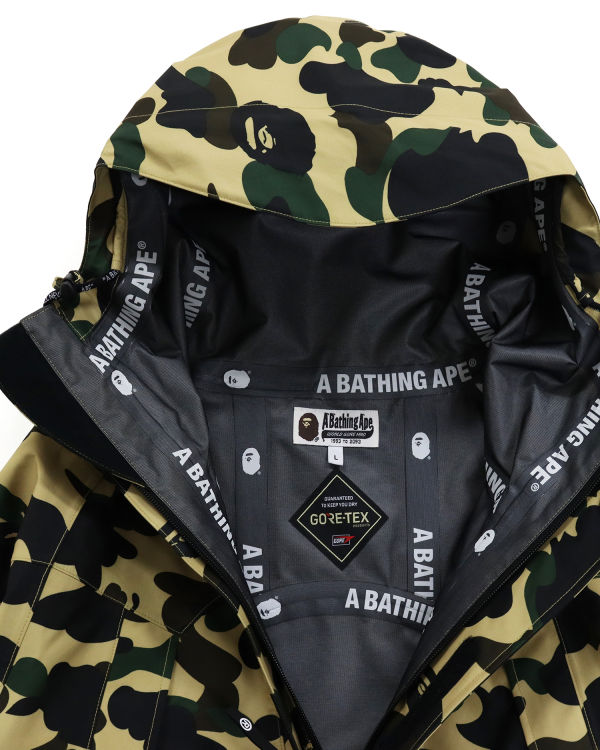 Chaquetas Bape Gore-Tex 1st Camo Snowboard Hombre Amarillos | 963071-VIZ