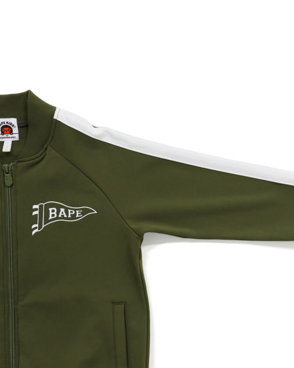 Chaquetas Bape Jersey Niños Verdes | 734862-RFG