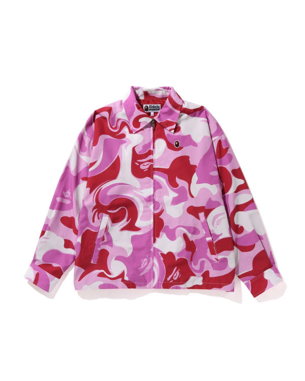 Chaquetas Bape Marble Camo Oversized Zip Mujer Rosas | 219063-CKX