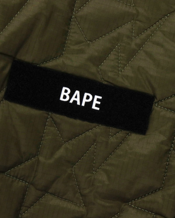 Chaquetas Bape Military Patch Liner Hombre Verdes | 359172-LZO