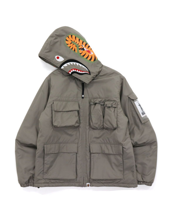 Chaquetas Bape Mulit Pocket Shark Hombre Grises | 824170-ZLR