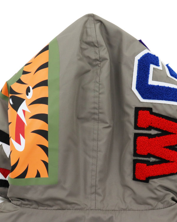 Chaquetas Bape Mulit Pocket Shark Hombre Grises | 824170-ZLR