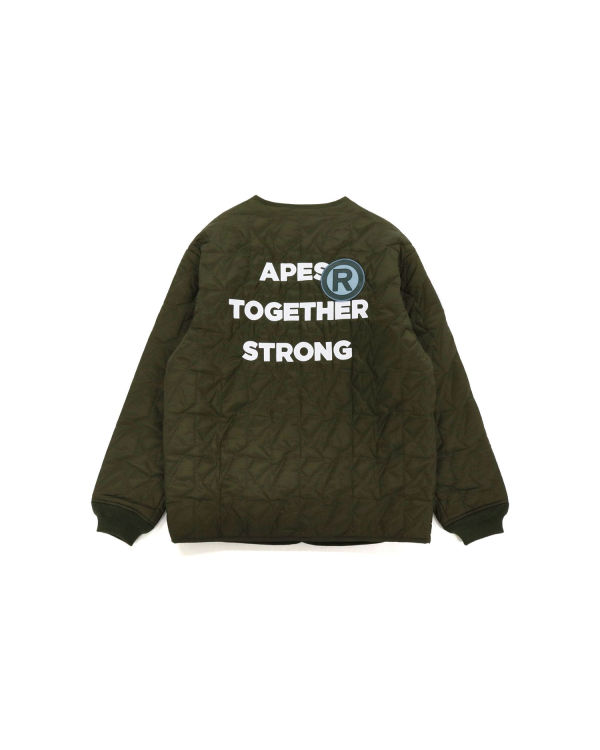 Chaquetas Bape Multi Patch STA Acolchado Niños Verdes | 360987-PHU