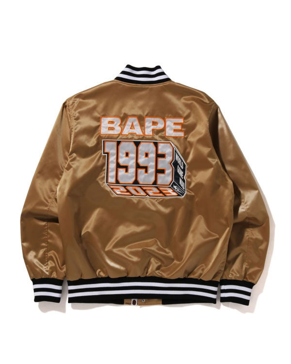 Chaquetas Bape Nylon Varsity Hombre Dorados | 876251-DSN