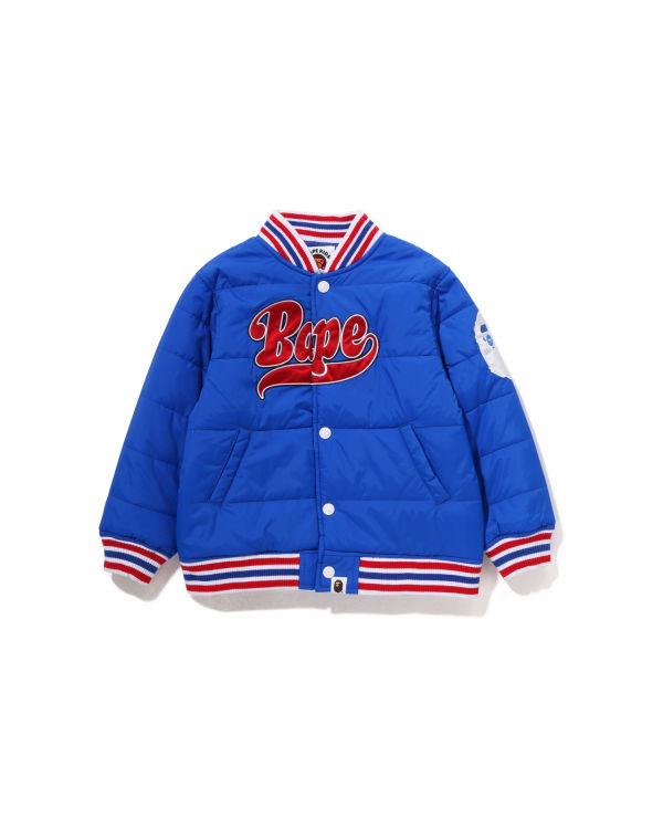 Chaquetas Bape Patch Acolchado Niños Azules | 792684-EVS