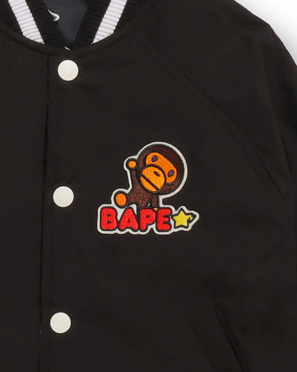 Chaquetas Bape STA Camo Milo Reversible Niños Negros | 210396-VFO