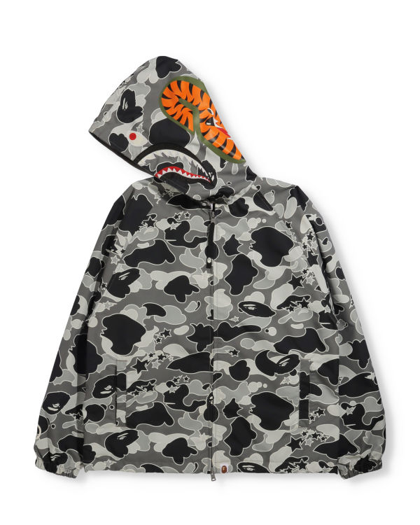 Chaquetas Bape STA Camo Oversized Full Zip Mujer Negros | 279145-RLE