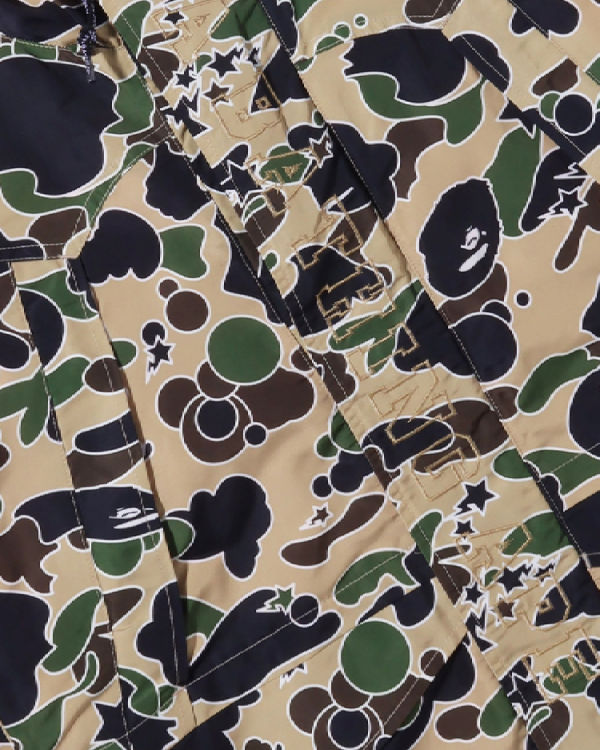 Chaquetas Bape STA Camo Snowboard Hombre Amarillos | 819572-RZX