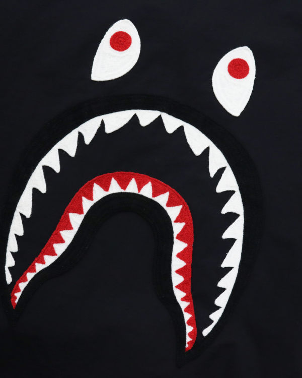 Chaquetas Bape Shark Coach Hombre Negros | 894305-PXM