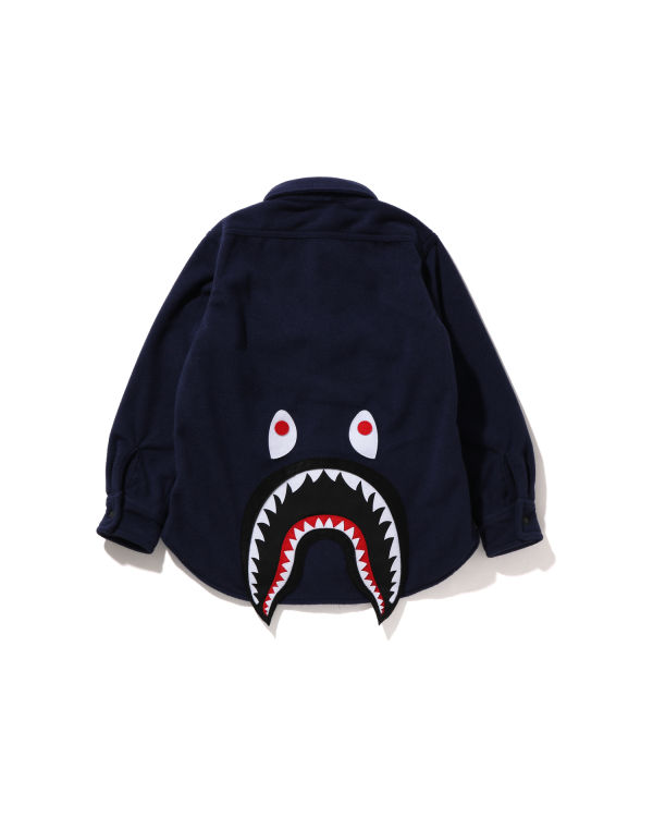 Chaquetas Bape Shark Patch Niños Azules | 120946-CVM