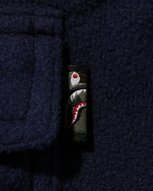 Chaquetas Bape Shark Patch Niños Azules | 120946-CVM