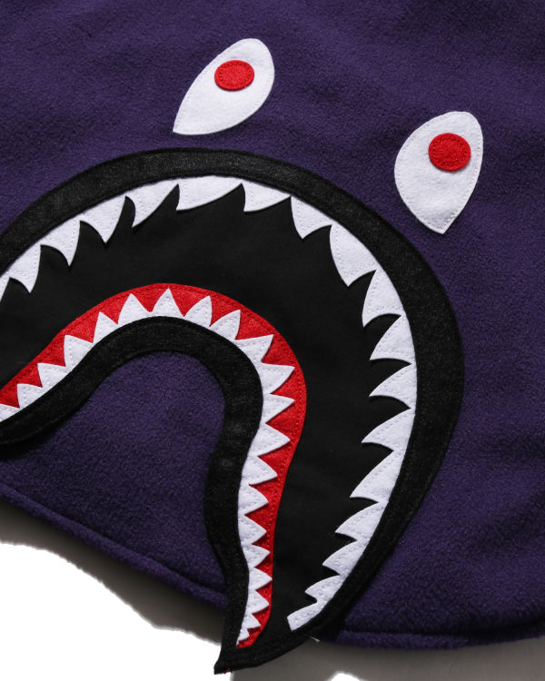 Chaquetas Bape Shark Patch Niños Morados | 102489-SEB