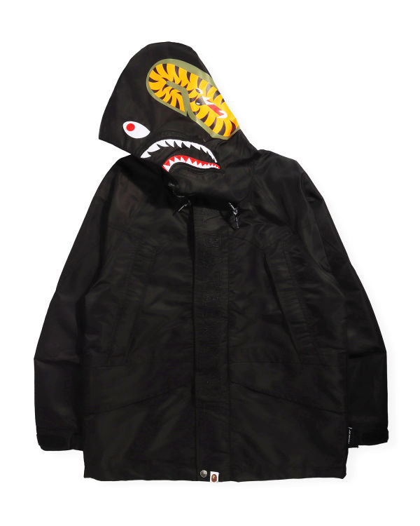 Chaquetas Bape Shark Snowboard Hombre Negros | 628347-WUI