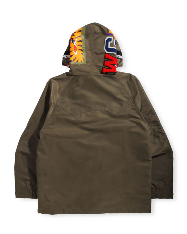 Chaquetas Bape Shark Snowboard Hombre Verdes | 415029-MWK