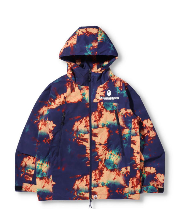 Chaquetas Bape Tie Dye Hombre Azules | 291586-ZJB