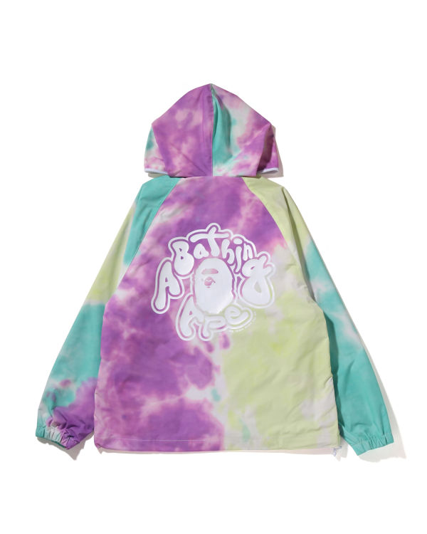 Chaquetas Bape Tie-Dye Oversized Full Zip Mujer Morados Verdes Azules | 695421-ZMU