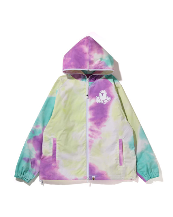 Chaquetas Bape Tie-Dye Oversized Full Zip Mujer Morados Verdes Azules | 695421-ZMU