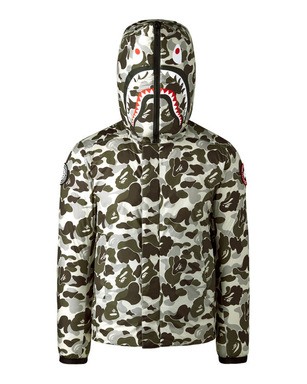 Chaquetas Bape X Canada Goose X Concepts ABC Camo Crofton Shark Encapuchado Light Hombre Grises | 587921-HIF