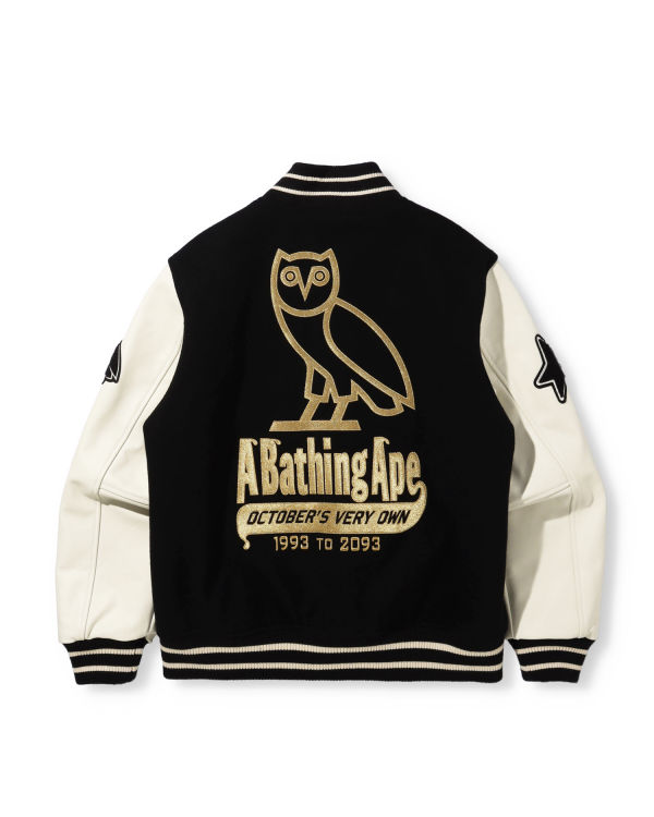 Chaquetas Bape X OVO Varsity Hombre Negros | 095871-JOI