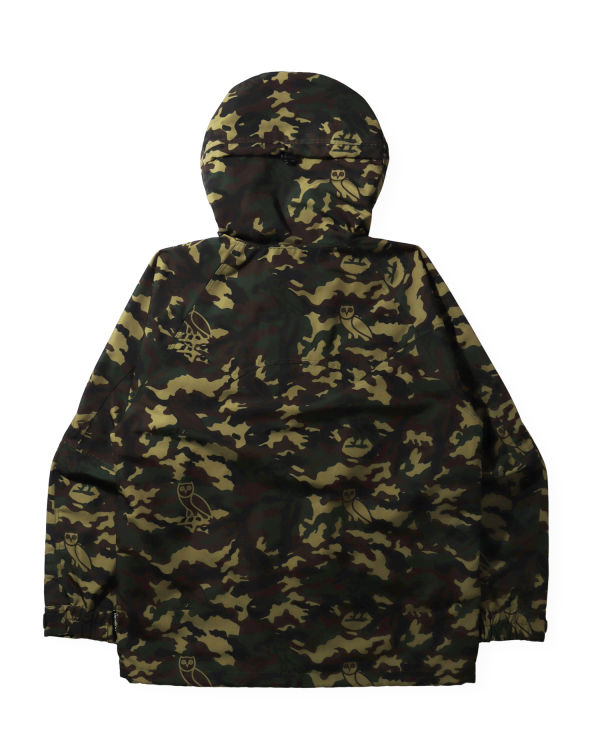 Chaquetas Bape X OVO Woodland Camo Snowboard Hombre Verdes | 379128-TEW