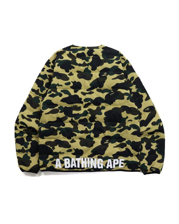 Chaquetas De Plumas Bape 1st Camo Light Weight Hombre Amarillos | 019624-AXV