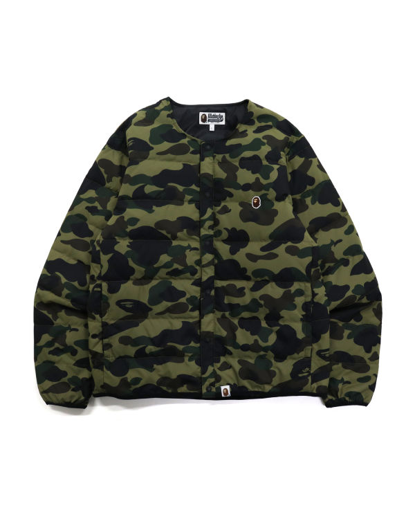 Chaquetas De Plumas Bape 1st Camo Light Weight Hombre Verdes | 498032-HIC