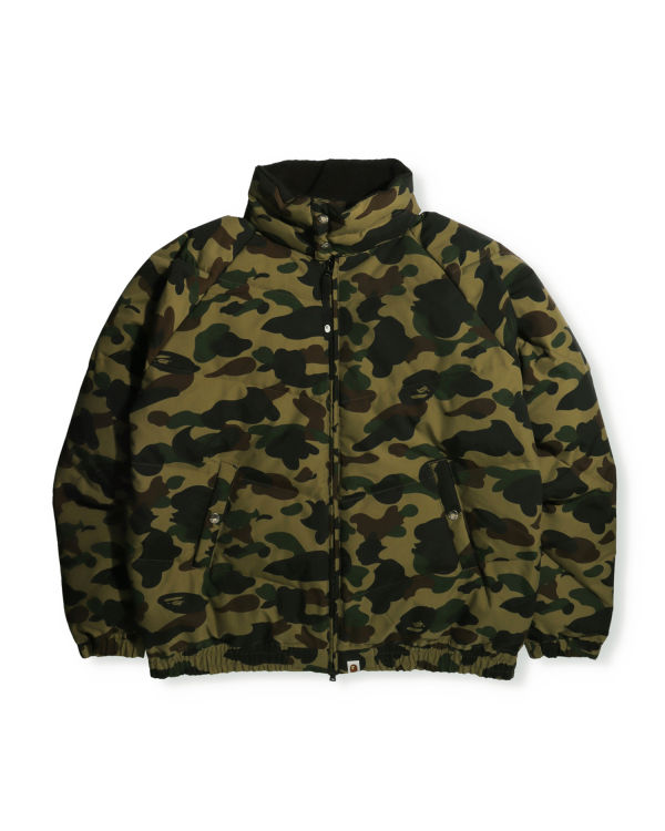 Chaquetas De Plumas Bape 1st Camo Loose Fit Hombre Verdes | 382760-UMW