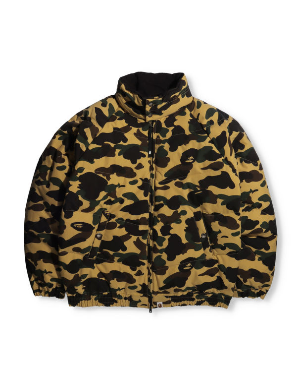 Chaquetas De Plumas Bape 1st Camo Loose Fit Hombre Amarillos | 907314-SNT