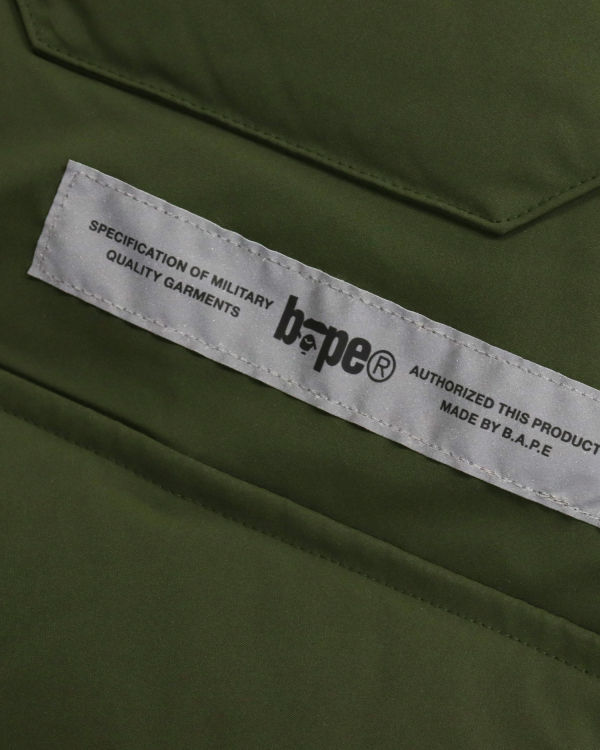 Chaquetas De Plumas Bape Loose Fit Long Hombre Verdes | 795260-ZTQ