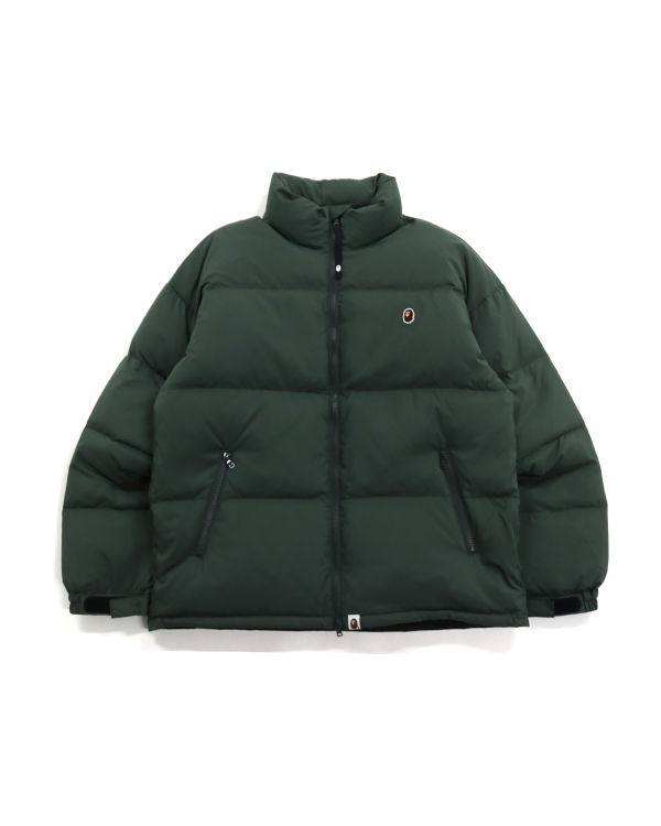 Chaquetas De Plumas Bape One Point Loose Fit Hombre Verdes Oscuro | 297853-VRO