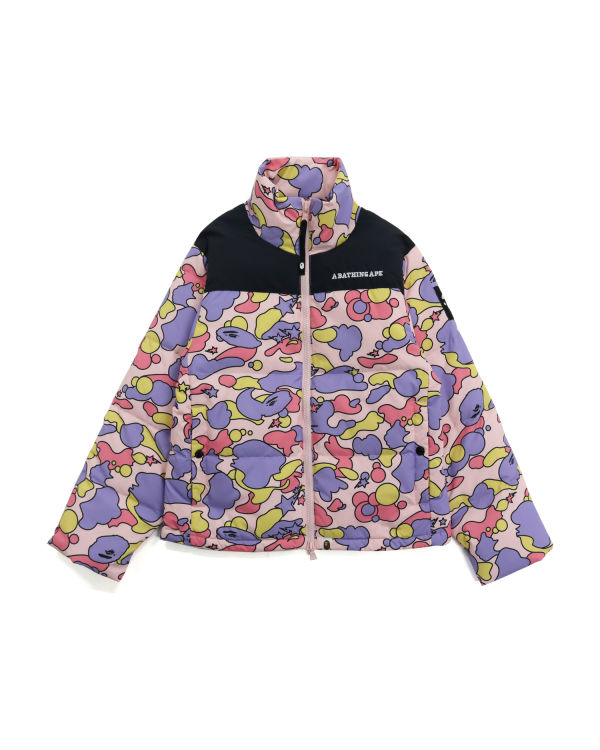 Chaquetas De Plumas Bape STA Camo Mujer Rosas | 168549-ZIR