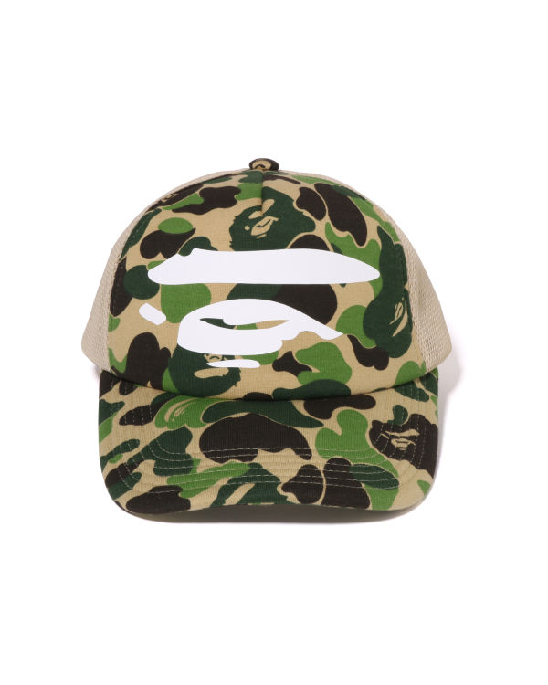 Gorras Bape ABC Camo Ape Face Mesh Hombre Verdes | 253049-KQN