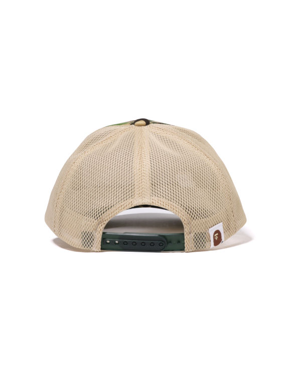 Gorras Bape ABC Camo Ape Face Mesh Hombre Verdes | 253049-KQN