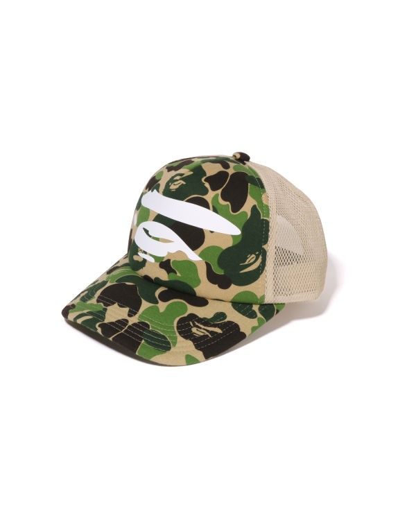 Gorras Bape ABC Camo Ape Face Mesh Hombre Verdes | 253049-KQN