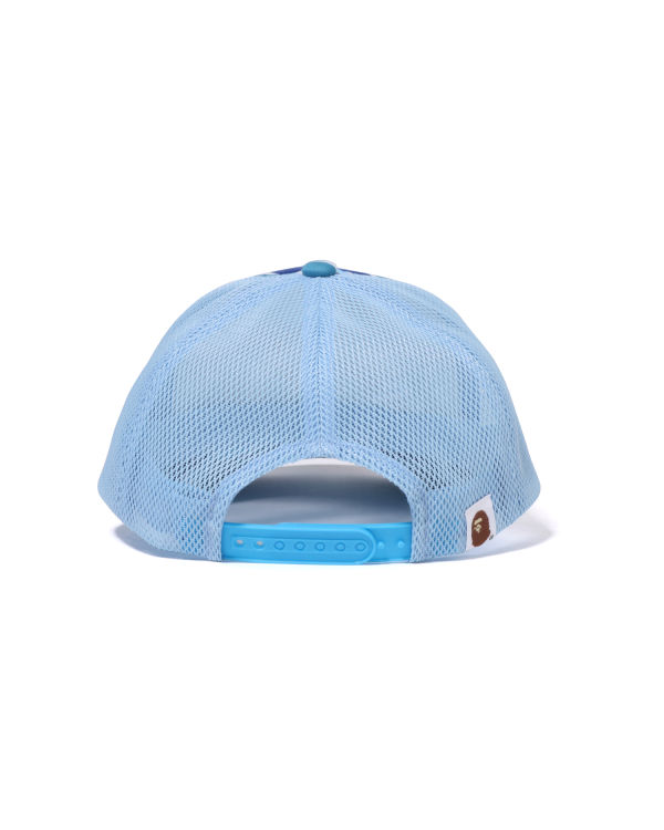 Gorras Bape ABC Camo Ape Face Mesh Hombre Azules Claro | 546089-WRQ