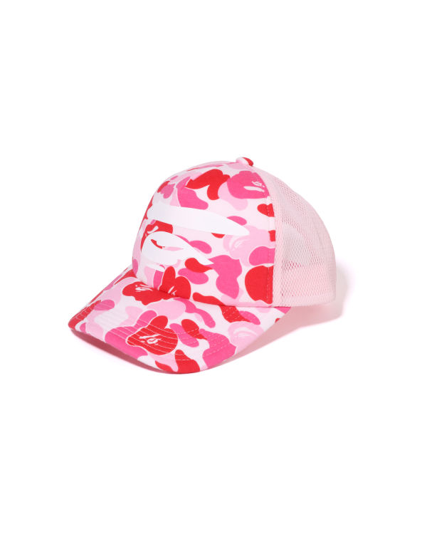 Gorras Bape ABC Camo Ape Face Mesh Hombre Rosas | 701623-BTM